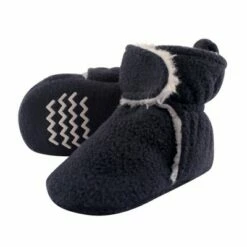 Hudson Baby Infant and Toddler Boy Cozy Fleece and Sherpa Booties, Navy -Kids' Shoes Official Shop unnamed file 3622