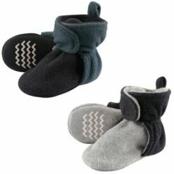 Hudson Baby Infant and Toddler Boy Cozy Fleece Booties 2pk, Blue Gray 15 Hudson Baby Infant and Toddler Boy Cozy Fleece Booties 2pk, Blue Gray -Kids' Shoes Official Shop unnamed file 3686