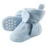 Luvable Friends Baby and Toddler Boy Cozy Fleece Booties, Light Blue -Kids' Shoes Official Shop unnamed file 3752