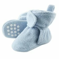 Luvable Friends Baby and Toddler Boy Cozy Fleece Booties, Light Blue 16 Luvable Friends Baby and Toddler Boy Cozy Fleece Booties, Light Blue -Kids' Shoes Official Shop unnamed file 3758