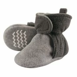 Hudson Baby Baby and Toddler Cozy Fleece Booties, Charcoal Heather Gray 13 Hudson Baby Baby and Toddler Cozy Fleece Booties, Charcoal Heather Gray -Kids' Shoes Official Shop unnamed file 3763