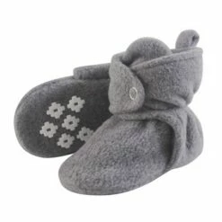 Little Treasure Baby and Toddler Cozy Fleece Booties, Heather Gray -Kids' Shoes Official Shop unnamed file 3770
