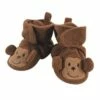 Hudson Baby Baby and Toddler Cozy Fleece Booties, Monkey