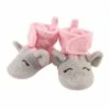 Hudson Baby Infant and Toddler Girl Cozy Fleece Booties, Pink Gray Elephant 2 Hudson Baby Infant and Toddler Girl Cozy Fleece Booties, Pink Gray Elephant -Kids' Shoes Official Shop unnamed file 3832