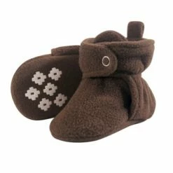 Little Treasure Baby and Toddler Cozy Fleece Booties, Brown -Kids' Shoes Official Shop unnamed file 3907