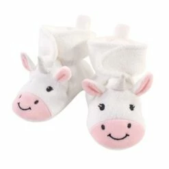 Hudson Baby Infant and Toddler Girl Cozy Fleece Booties, Magical Unicorn -Kids' Shoes Official Shop unnamed file 3934