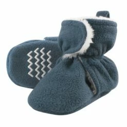 Hudson Baby Infant and Toddler Boy Cozy Fleece and Sherpa Booties, Coronet Blue -Kids' Shoes Official Shop unnamed file 4033