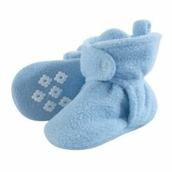 Little Treasure Baby and Toddler Boy Cozy Fleece Booties, Light Blue -Kids' Shoes Official Shop unnamed file 4105