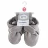 Luvable Friends Baby and Toddler Cozy Fleece Booties, Heather Gray -Kids' Shoes Official Shop unnamed file 4106