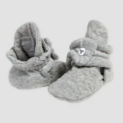 Burt's Bees Baby® Baby Quilted Bee Organic Cotton Booties - Gray -Kids' Shoes Official Shop unnamed file 4164