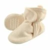 Hudson Baby Baby and Toddler Cozy Velour Booties, Cream -Kids' Shoes Official Shop unnamed file 4178