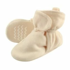 Hudson Baby Baby and Toddler Cozy Velour Booties, Cream -Kids' Shoes Official Shop unnamed file 4185