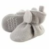Hudson Baby Baby and Toddler Cozy Fleece Booties, Light Gray -Kids' Shoes Official Shop unnamed file 4202