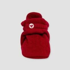 Burt's Bees Baby Burt's Bees Baby® Baby Quilted Bee Organic Cotton Booties - Red 0-3M