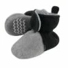 Hudson Baby Baby and Toddler Cozy Fleece Booties, Black Heather Gray