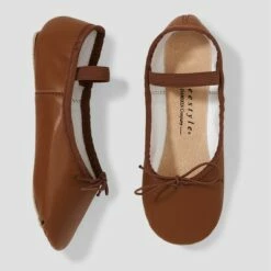 Freestyle by Danskin Girls' Ballet Shoes - Brown