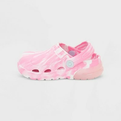 Toddler Girls' Surprize by Stride Rite Gleamer Light-Up Clogs Pink 3 Toddler Girls' Surprize by Stride Rite Gleamer Light-Up Clogs Pink