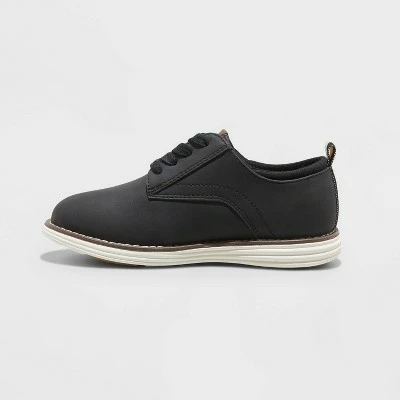 Boys' Lace-Up Flats and Slip-On - Cat & Jack™ Black 3 Boys' Lace-Up Flats and Slip-On - Cat & Jack™ Black