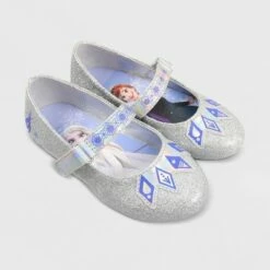 Toddler Girls' Frozen Ballet Flats - Silver -Kids' Shoes Official Shop unnamed file 4353