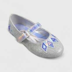Toddler Girls' Frozen Ballet Flats - Silver -Kids' Shoes Official Shop unnamed file 4356