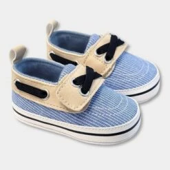 Baby Boy's Chambray Boat Shoes - Cat & Jack™ Blue
