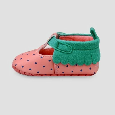 Baby Girls' Strawberry Shoes - Cat & Jack™ Pink 3 Baby Girls' Strawberry Shoes - Cat & Jack™ Pink