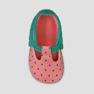 Baby Girls' Strawberry Shoes - Cat & Jack™ Pink 4 Baby Girls' Strawberry Shoes - Cat & Jack™ Pink - Image 2