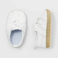 Baby Girls' Bow Slip On Shoes - Cat & Jack™ White 8 Baby Girls' Bow Slip On Shoes - Cat & Jack™ White -Kids' Shoes Official Shop unnamed file 4464