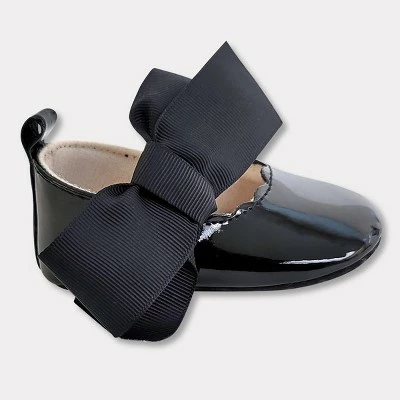 Baby Girls' Patent Mary Jane Sneakers - Cat & Jack™ Black 6 Baby Girls' Patent Mary Jane Sneakers - Cat & Jack™ Black - Image 4