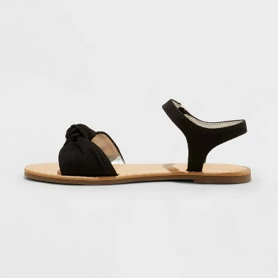 Girls' Lydia Ankle Strap Sandals - Cat & Jack™ Gold 3 Girls' Lydia Ankle Strap Sandals - Cat & Jack™ Gold