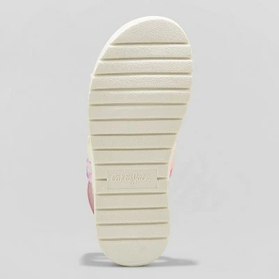 Girls' Hazel Slip-On Pull-On Footbed Sandals - Cat & Jack™ Multicolored/floral 5 Girls' Hazel Slip-On Pull-On Footbed Sandals - Cat & Jack™ Multicolored/floral - Image 3