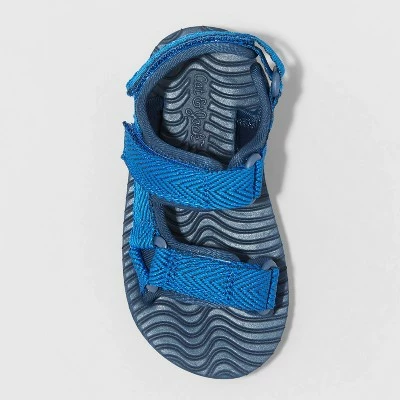Toddler Boys' Zion Sandals - Cat & Jack™ Gray Multi 4 Toddler Boys' Zion Sandals - Cat & Jack™ Gray Multi - Image 2