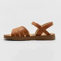 Girls' Lillian Ankle Strap Sandals - Cat & Jack™ White