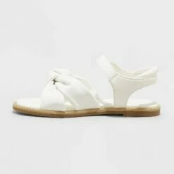 Toddler Girls' Eleanor Ankle Strap Sandals - Cat & Jack™ White