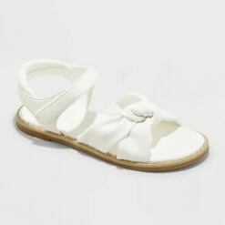 Toddler Girls' Eleanor Ankle Strap Sandals - Cat & Jack™ White -Kids' Shoes Official Shop unnamed file 4651