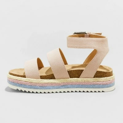 Girls' Agatha Footbed Sandals - art class™ Cognac 3 Girls' Agatha Footbed Sandals - art class™ Cognac