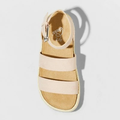 Girls' Agatha Footbed Sandals - art class™ Cognac 4 Girls' Agatha Footbed Sandals - art class™ Cognac - Image 2