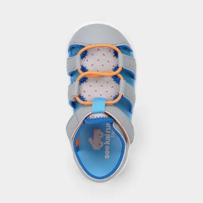 Toddler See Kai Run Basics Spencer Sandals Gray 5 Toddler See Kai Run Basics Spencer Sandals Gray - Image 3