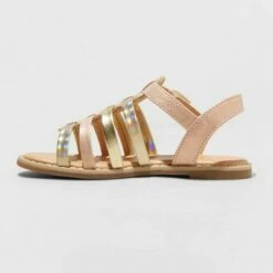 Toddler Girls' Shanel Ankle Strap Sandals - Cat & Jack™ Multicolored/colorblock