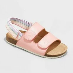 Toddler Girls' Amoura Rainbow Footbed Sandals - Cat & Jack™ Pink 20 Toddler Girls' Amoura Rainbow Footbed Sandals - Cat & Jack™ Pink -Kids' Shoes Official Shop unnamed file 4705
