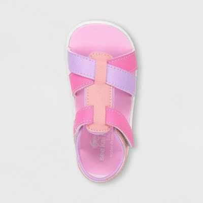 Toddler See Kai Run Basics Shayna T-Strap Gladiator Sandals Coral Pink 5 Toddler See Kai Run Basics Shayna T-Strap Gladiator Sandals Coral Pink - Image 3