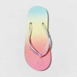 Girls' Sam Slip-On Flip Flop Sandals - Cat & Jack™ Multicolored -Kids' Shoes Official Shop unnamed file 4728