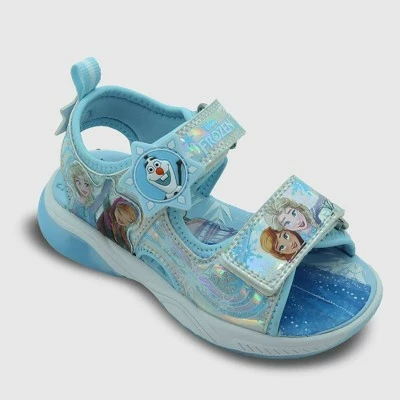 Toddler Girls' Disney Frozen Adventure Ankle Strap Sandals - Blue 8 Toddler Girls' Disney Frozen Adventure Ankle Strap Sandals - Blue - Image 6
