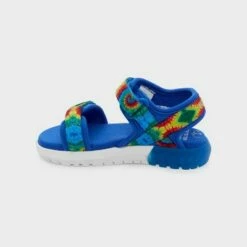 Toddler Surprize by Stride Rite Lumos Light-Up Double Adjust Sandals Navy Blue