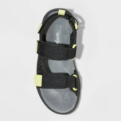 Boys' Corbin Sandals - Cat & Jack™ Black 4 Boys' Corbin Sandals - Cat & Jack™ Black - Image 2
