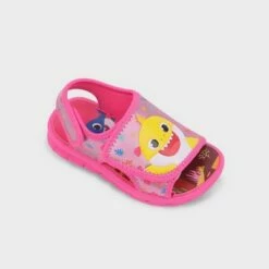 Toddler Girls' Baby Shark Ankle Strap Sandals - Pink -Kids' Shoes Official Shop unnamed file 4895