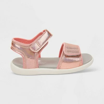 Toddler See Kai Run Basics T-Strap Logan Sandals - Rose Gold 4 Toddler See Kai Run Basics T-Strap Logan Sandals - Rose Gold - Image 2