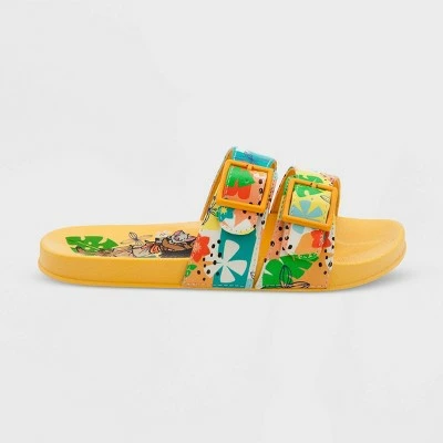 Girls' Disney Moana Swim Slide Sandals - Disney Store 4 Girls' Disney Moana Swim Slide Sandals - Disney Store - Image 2