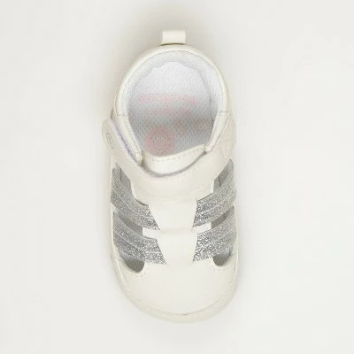 Baby Surprize by Stride Rite Kellyn Sandals - White 5 Baby Surprize by Stride Rite Kellyn Sandals - White - Image 3