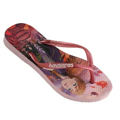 Havaianas - Girl's Slim Disney Frozen Flip Flop Sandal 4 Havaianas - Girl's Slim Disney Frozen Flip Flop Sandal - Image 2